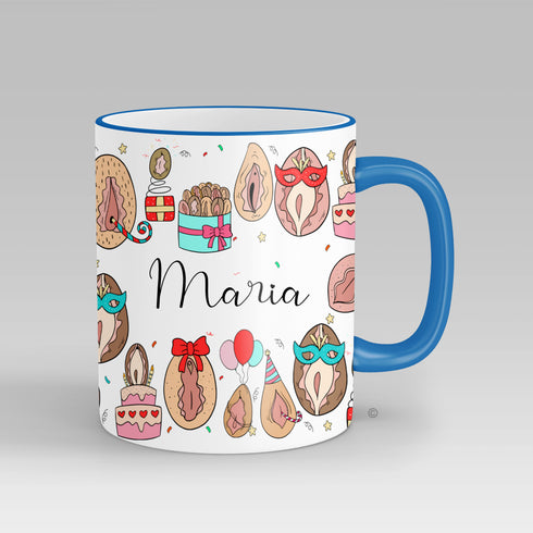 Personalised Kitty Birthday Mug